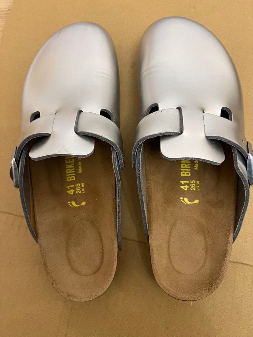 Birkenstock ビルケンシュトック　ボストン　Boston シルバー