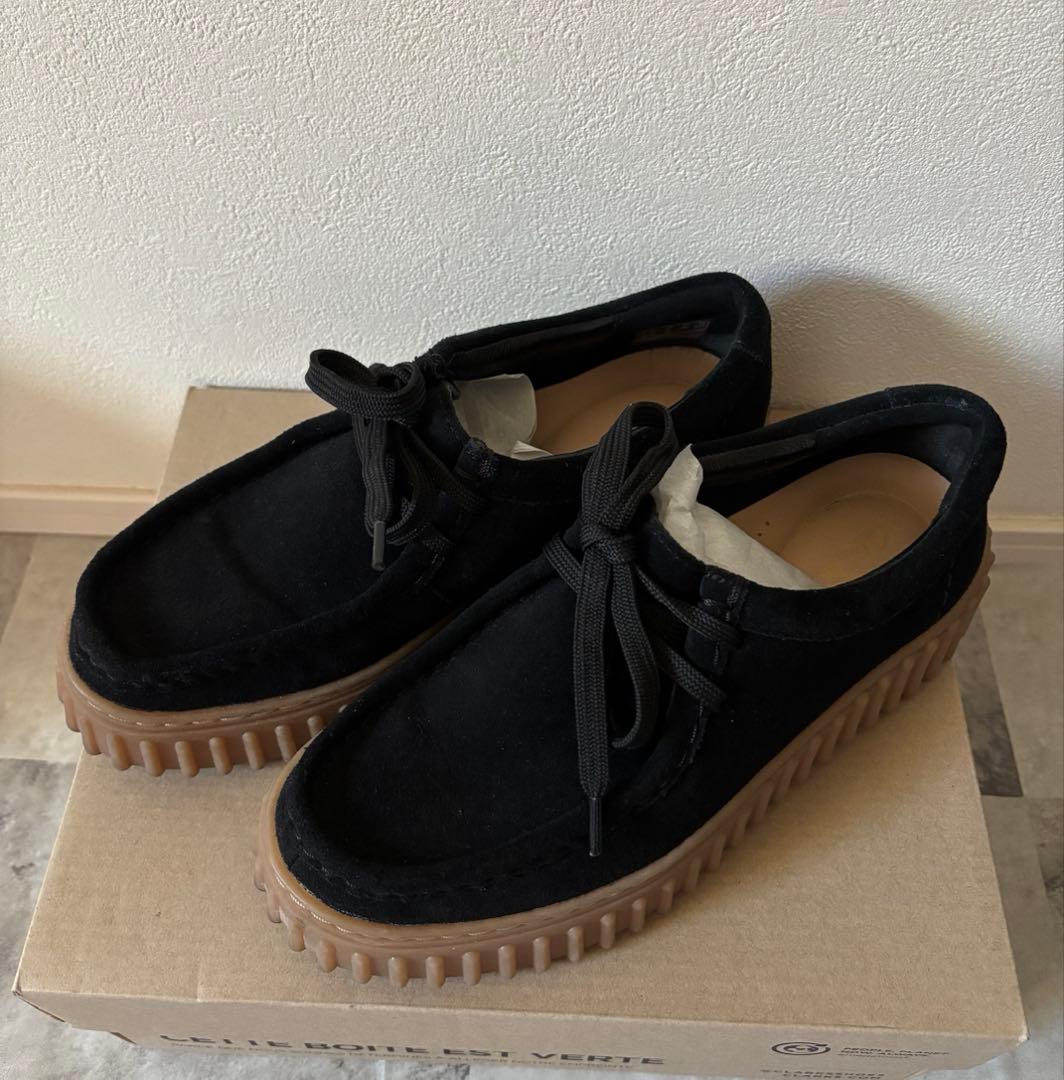 美品【Clarks】モカシン デッキシューズ Torhill Bee 箱付き