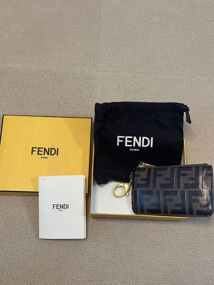 FENDI ダークブラウン ケース カードケース