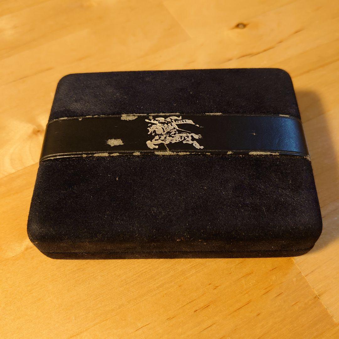 Burberry★ ネクタイピン カフスボタン3点セット 外箱付き