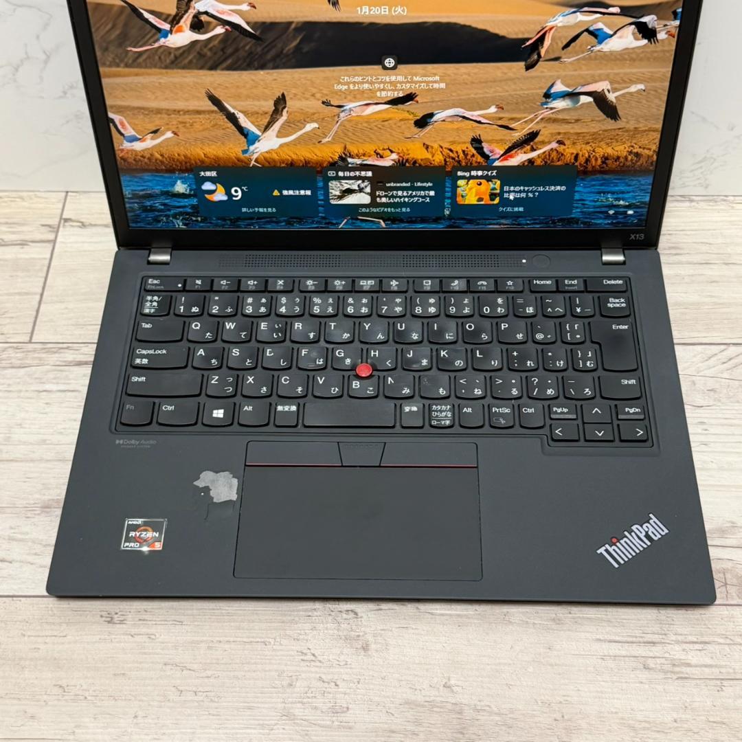 動作確認済み！Lenovo/ThinkPad X13/8GB/256GB/