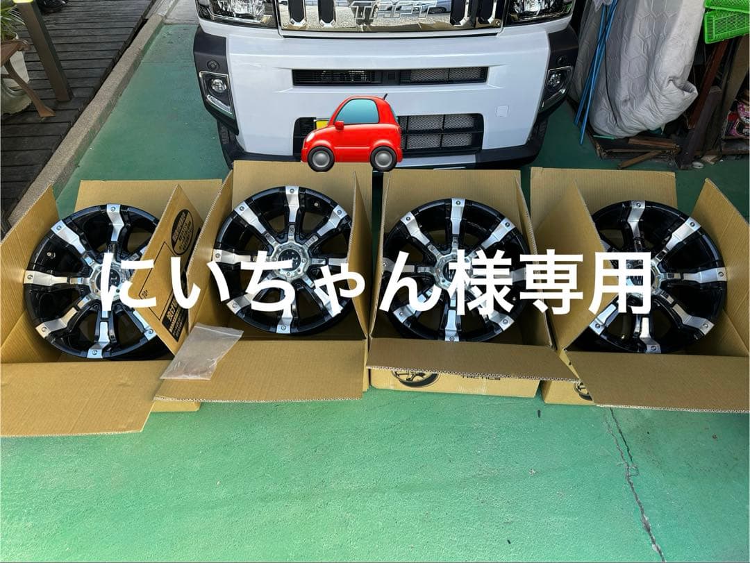 【にいちゃん】17インチ クリムゾン ブラック アルミホイール 2/4