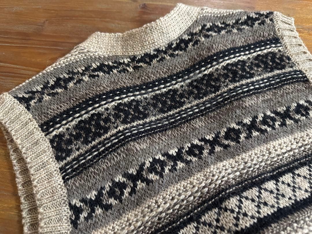 nestRobe＊HIGHLAND CLUBハイランドジャガードニットベスト