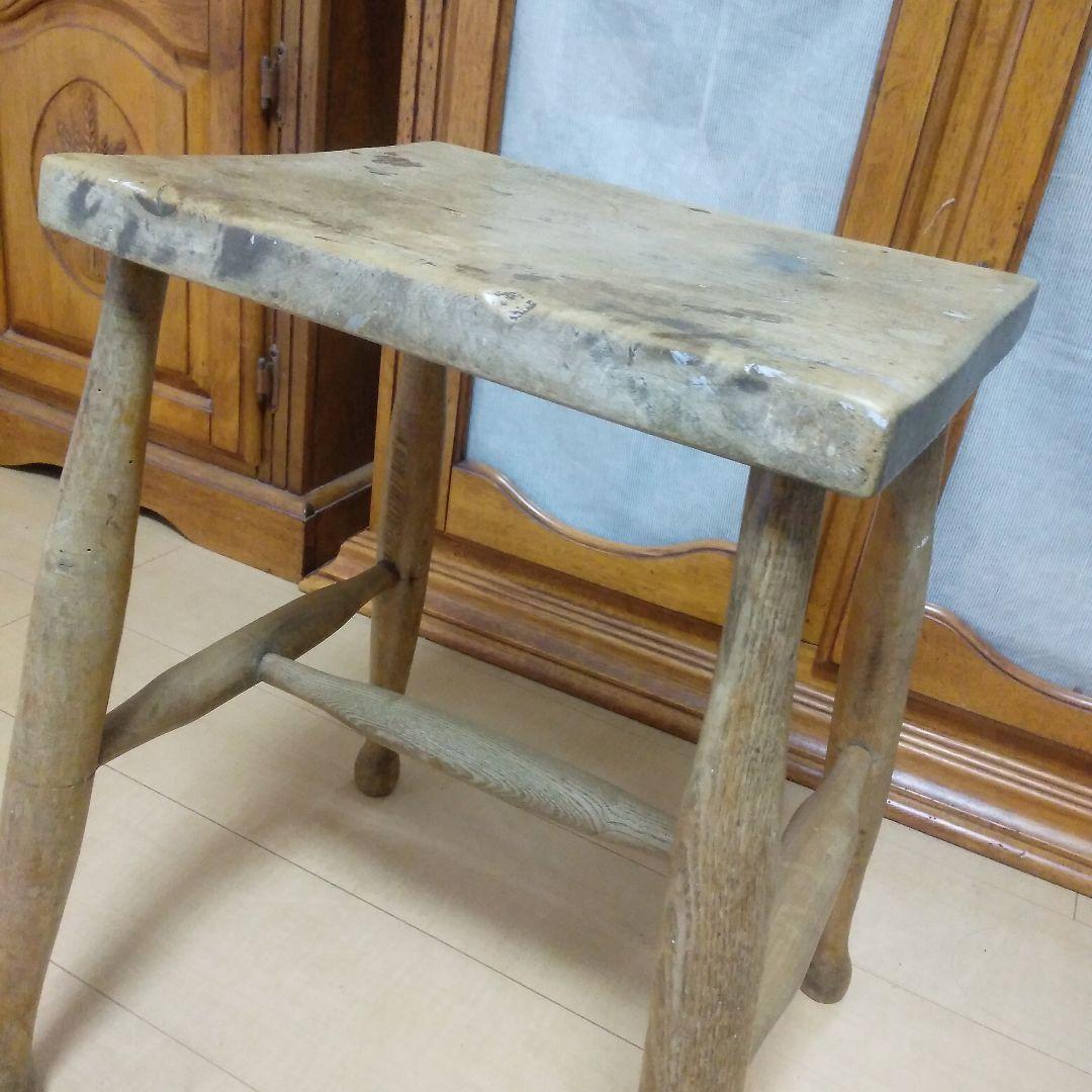 フランスアンティーク　スツール　チェア　椅子　蚤の市