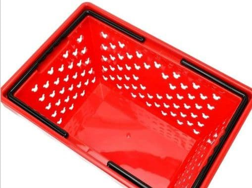 ディズニー 赤いバスケット