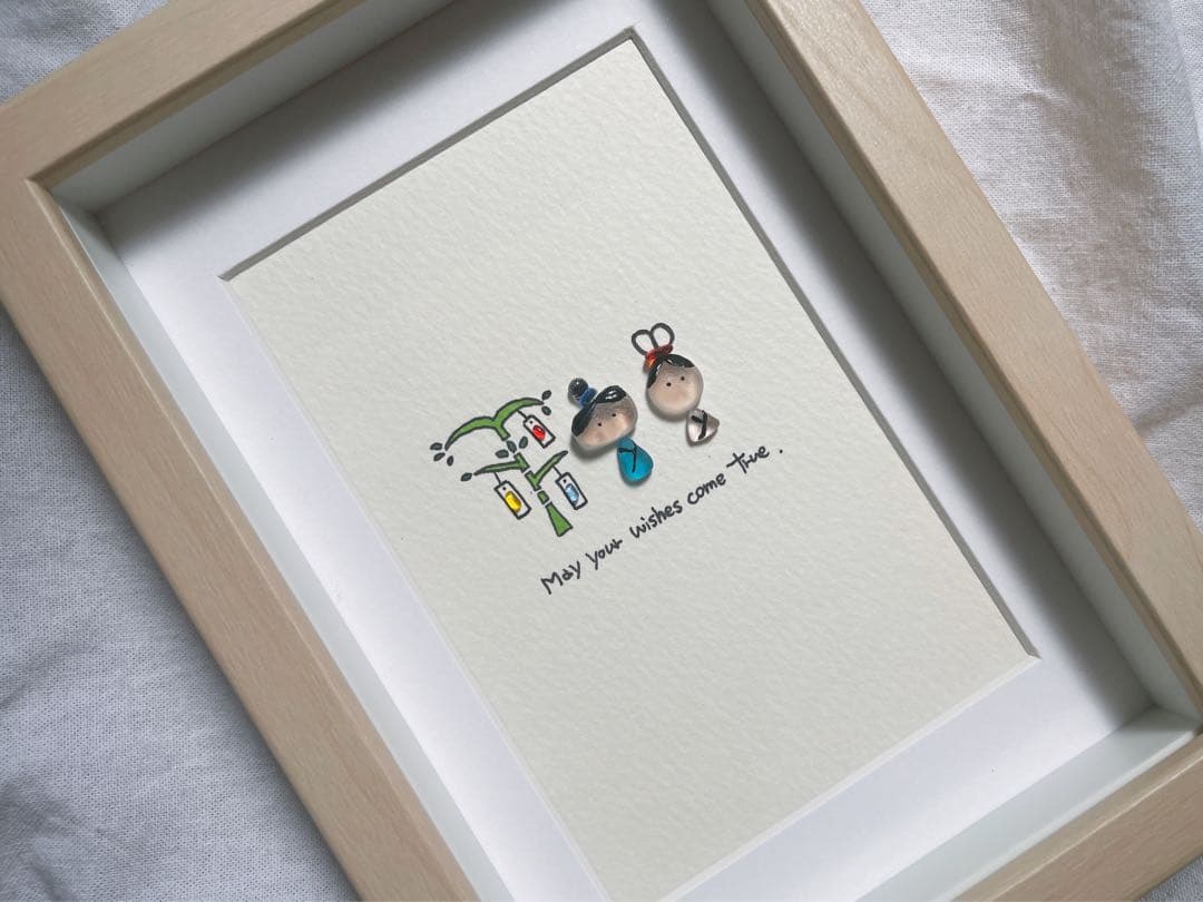 シーグラスアート　12か月カレンダー　　　　S-182