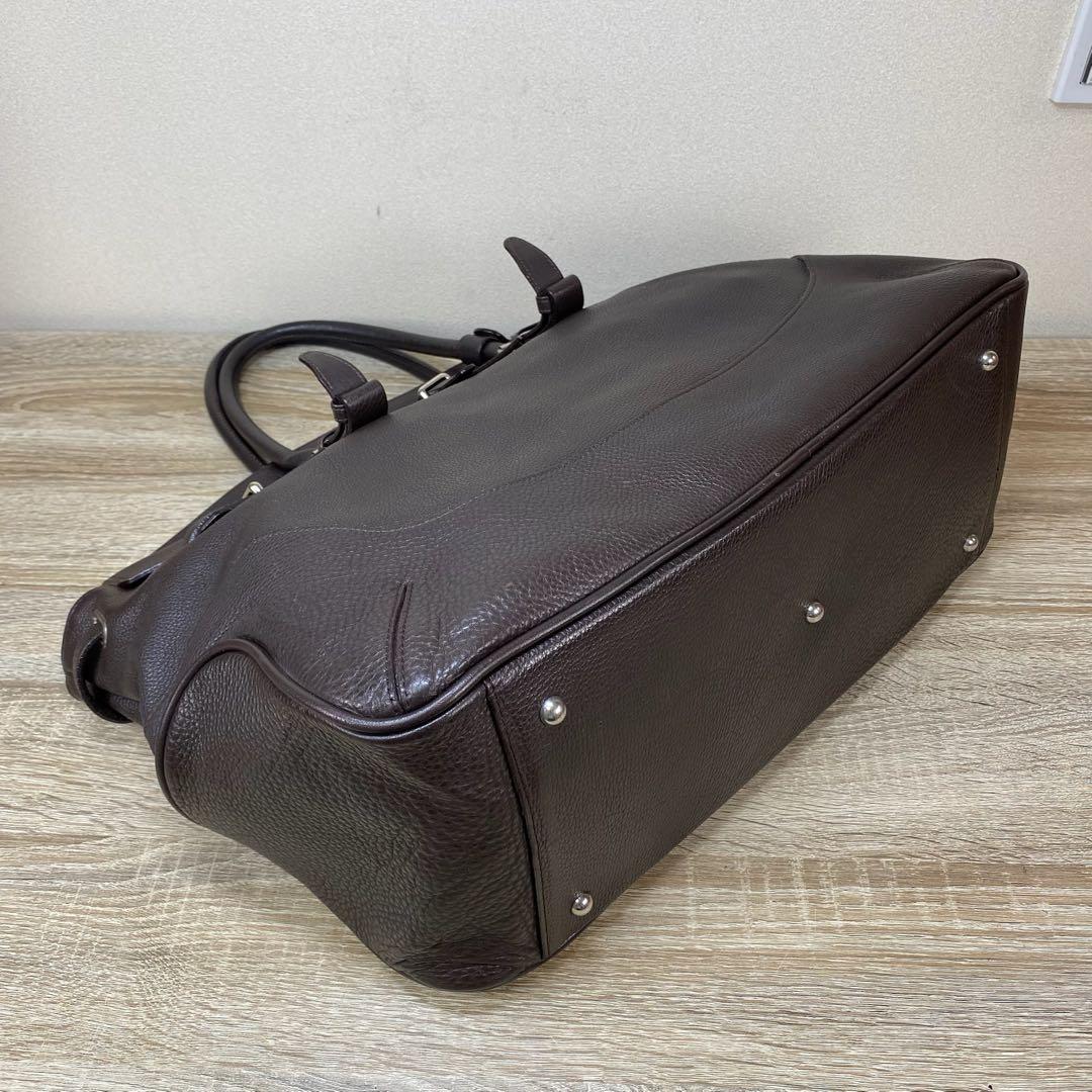 ペッレモルビダ メイデン ボヤージュ ブリーフケース ボストンバッグ　ブラウン