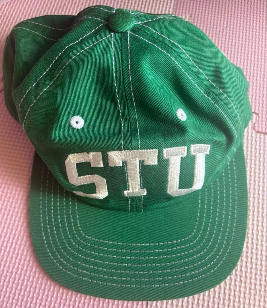 stussy キャップ　緑