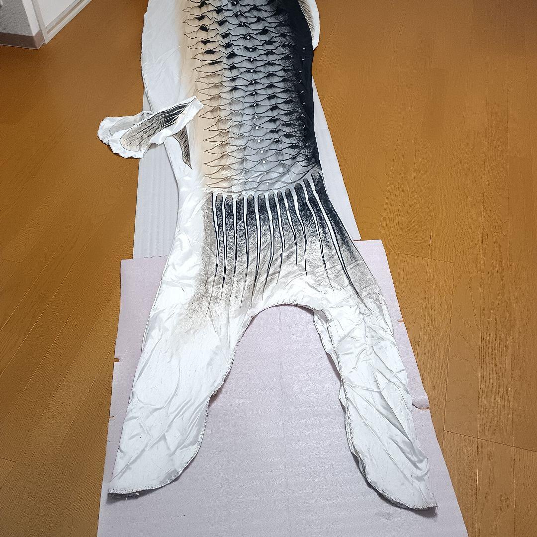 こいのぼり３匹・雲竜吹き流し１本　 庭園用 4m　東旭「積美画シリーズ」