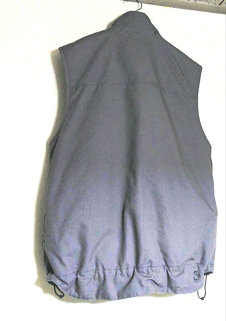 ❐Carhartt ⚪グレー ダブルジップ【ドローコード付き】ベスト