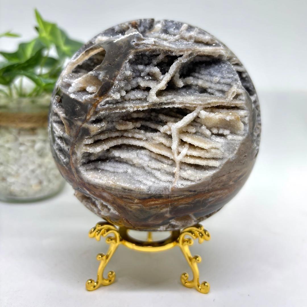 【天然石】高品質！スファレライト 丸玉 スフィア