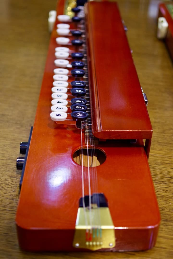 スズキ大正琴「砂丘」4本（ソフトケース付）