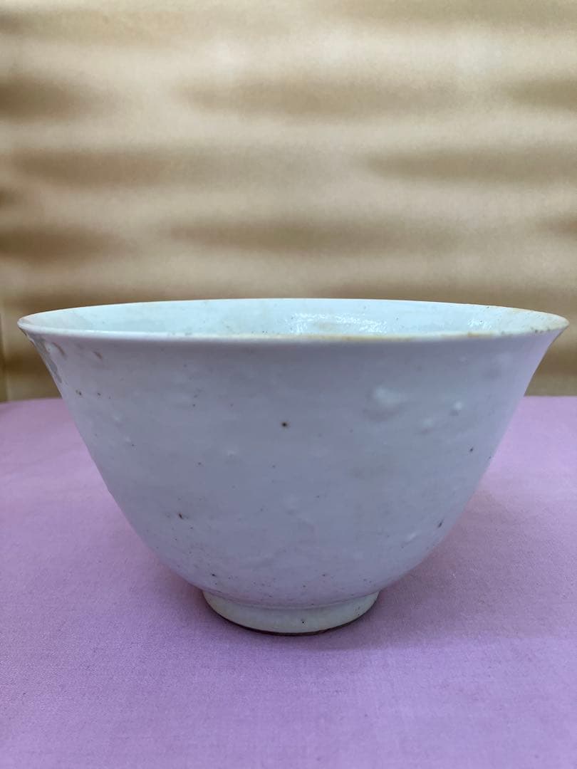 白磁鳳凰文深鉢