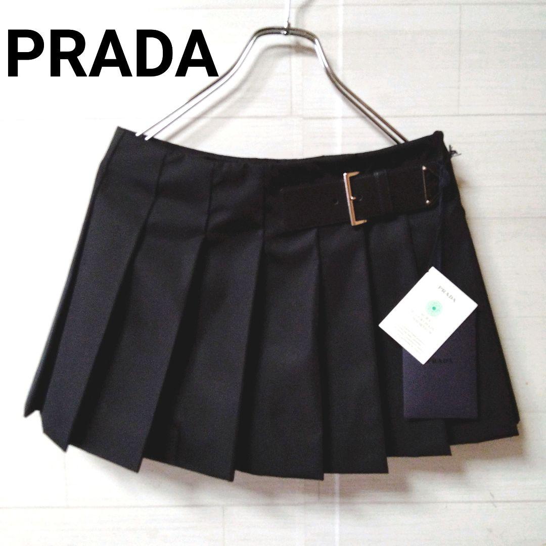専用!!　PRADA◆プラダ RE NYLON 製 プリーツスカート