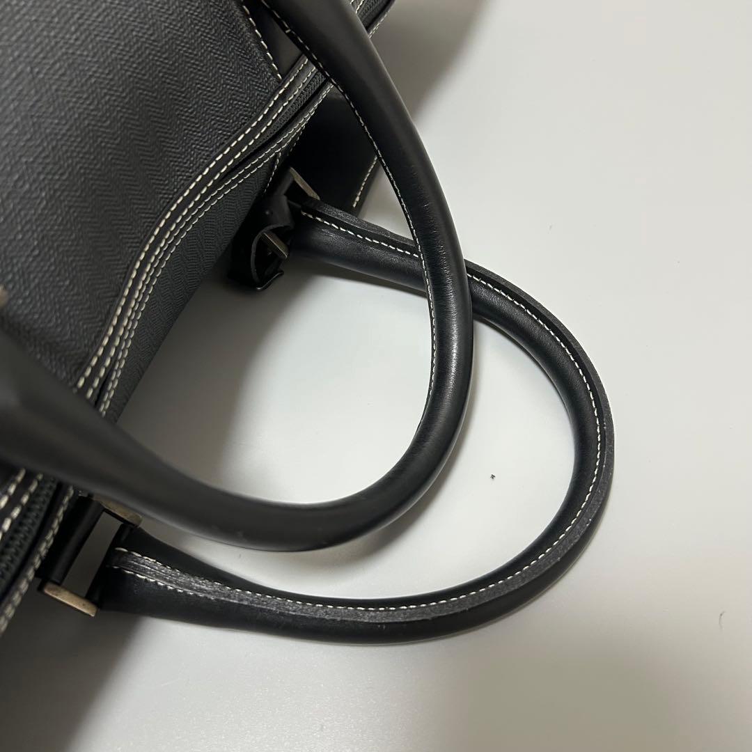 dunhillダンヒル ボストンバッグ ハンドバッグ トラベルバッグ ブラック