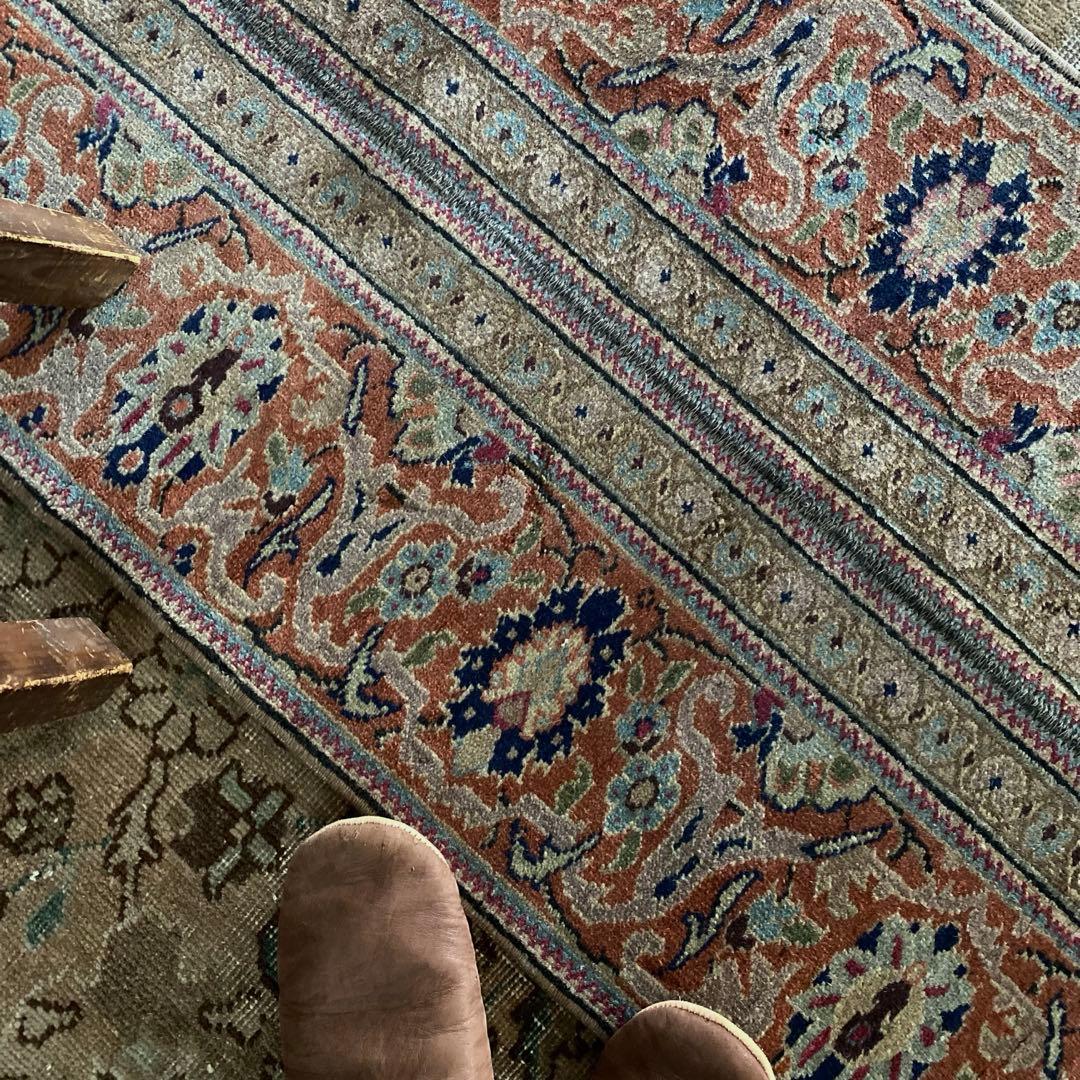 パッチワーク　ヴィンテージラグ　スモールラグ　トルコラグ