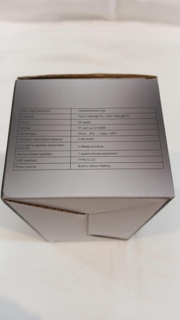 1080P HD 単眼暗視装置赤外線 5x デジタル 128gメモリカード付属