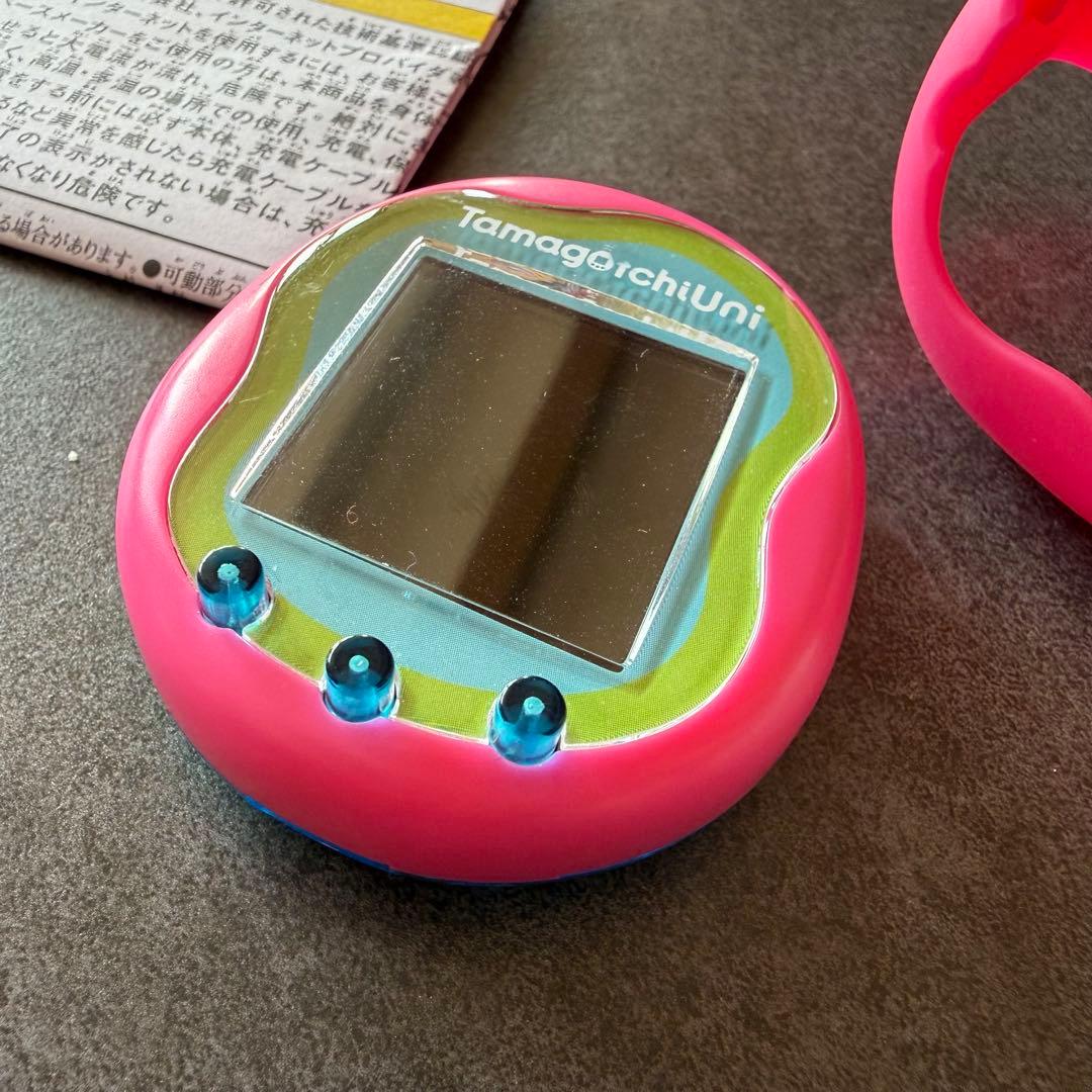 バンダイTamagotchi Uni Purple たまごっちユニ【使用済み】