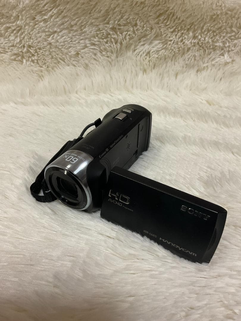 【簡易動作確認済】SONY HDR-CX470 ビデオカメラ ブラック