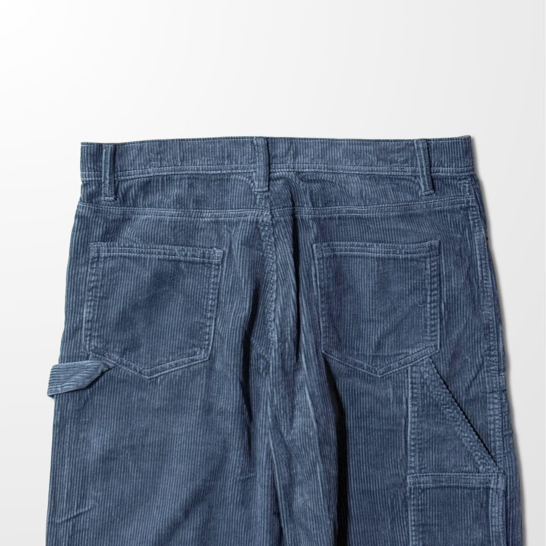 ダブルニー　コーデュロイ ワーク　グレー　　W34 ペインター　カーペンター