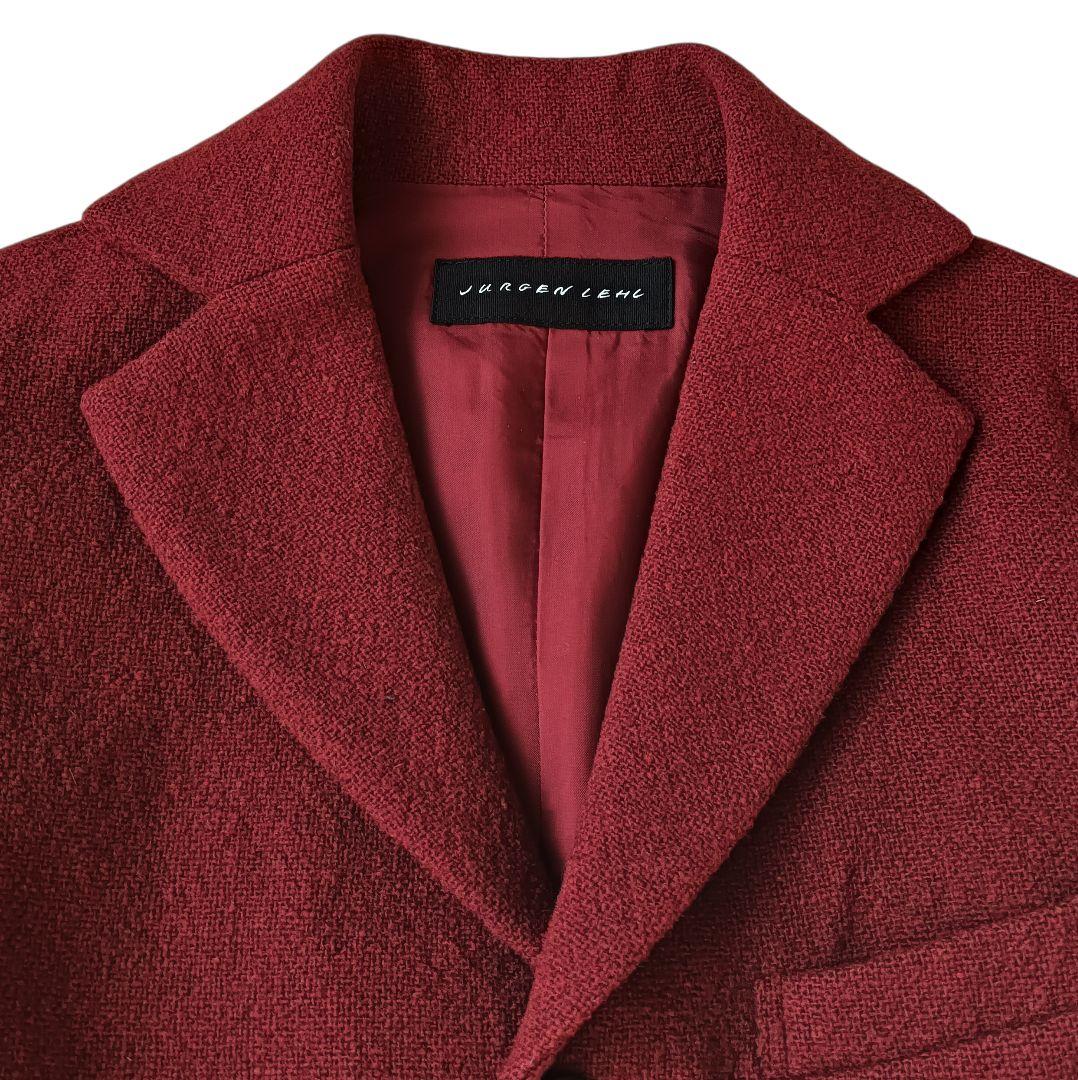 【ヨーガンレール】ウールテーラードジャケット М テラコッタ