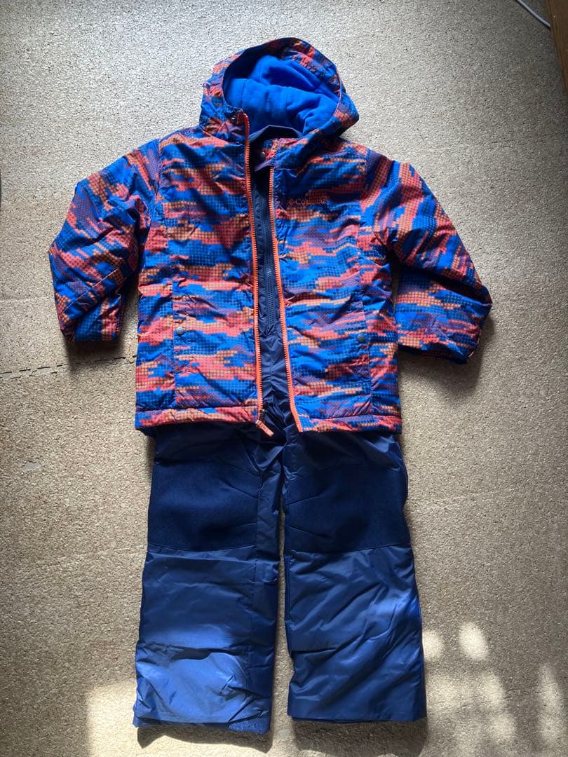 コロンビア/キッズ バガセット/上下セット/中わた入りスノーウェア/スキーウェア