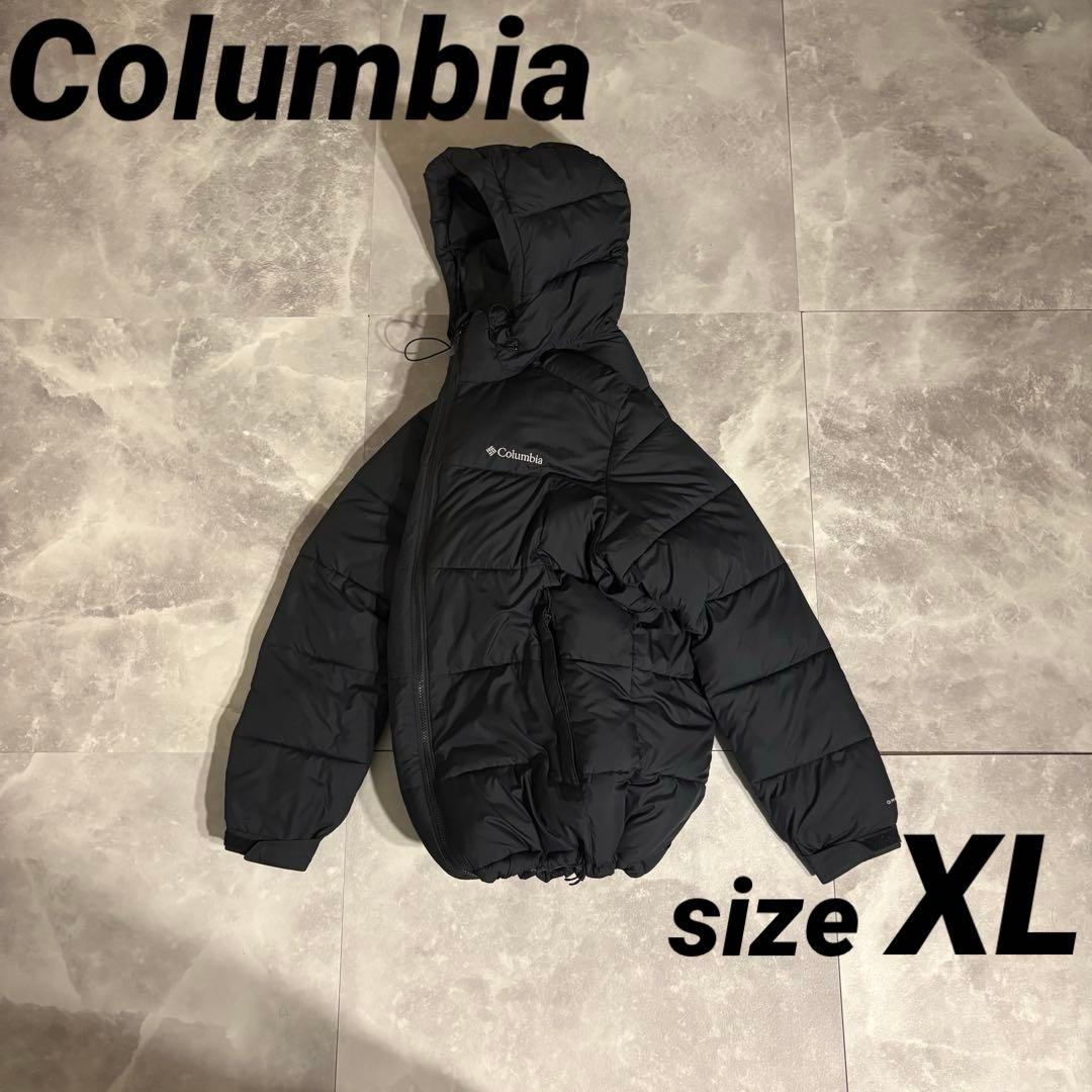 【大人気❗️即完売❗️】極暖！columbia ダウン 黒 ブラック XL