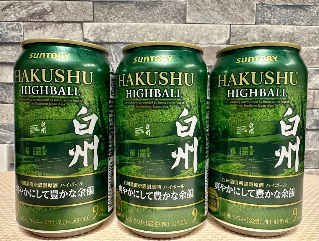 あ　白州　爽やかにして豊かな余韻　ハイボール缶12本