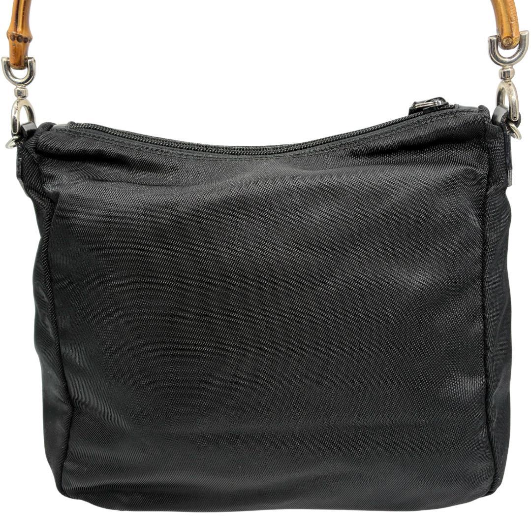 GUCCI グッチ バンブー ハンドバッグ 黒 ブラック A1359A1