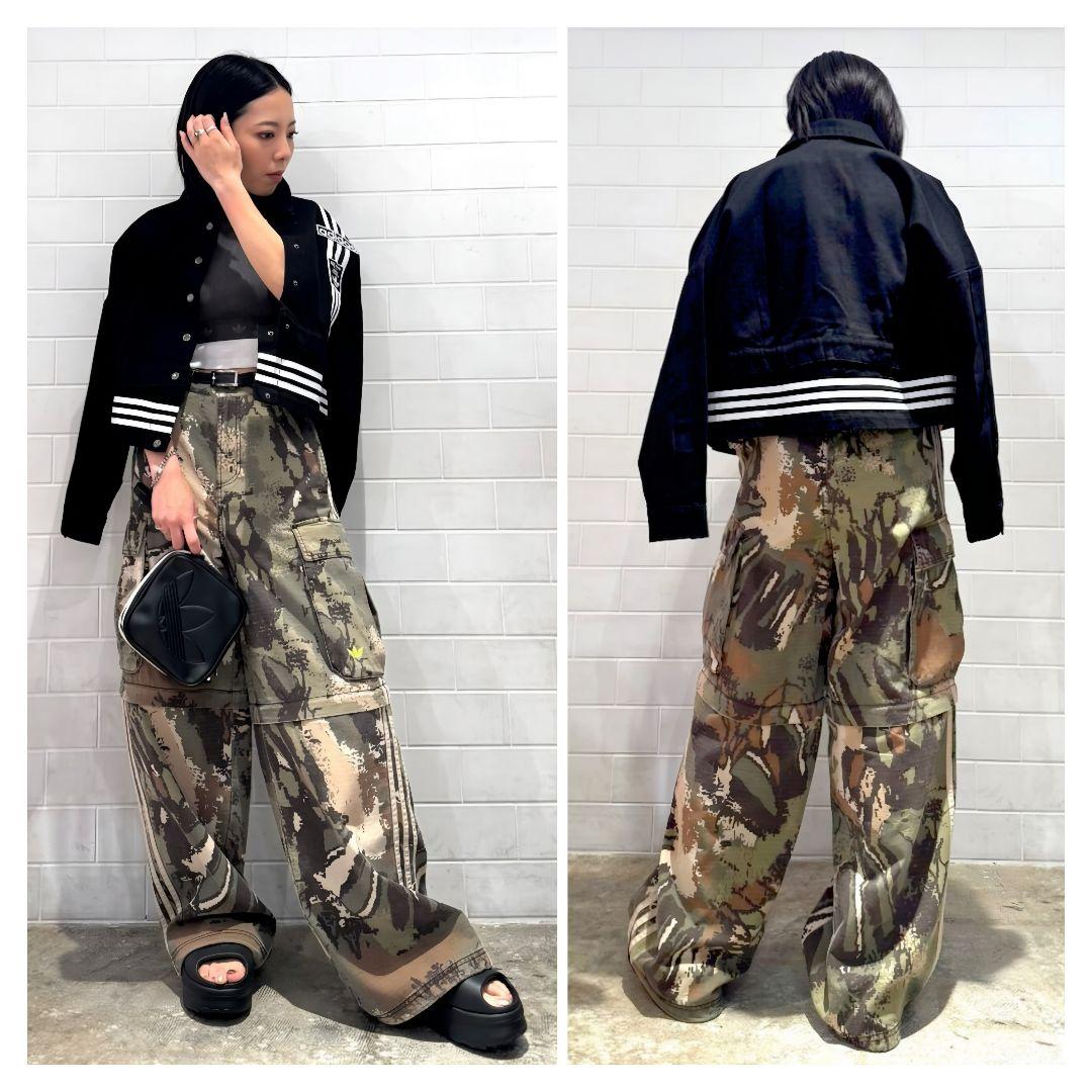 迷彩★3XL★カーゴパンツ★ワイドレッグパンツ★バギーパンツ★ワイドパンツ★男女