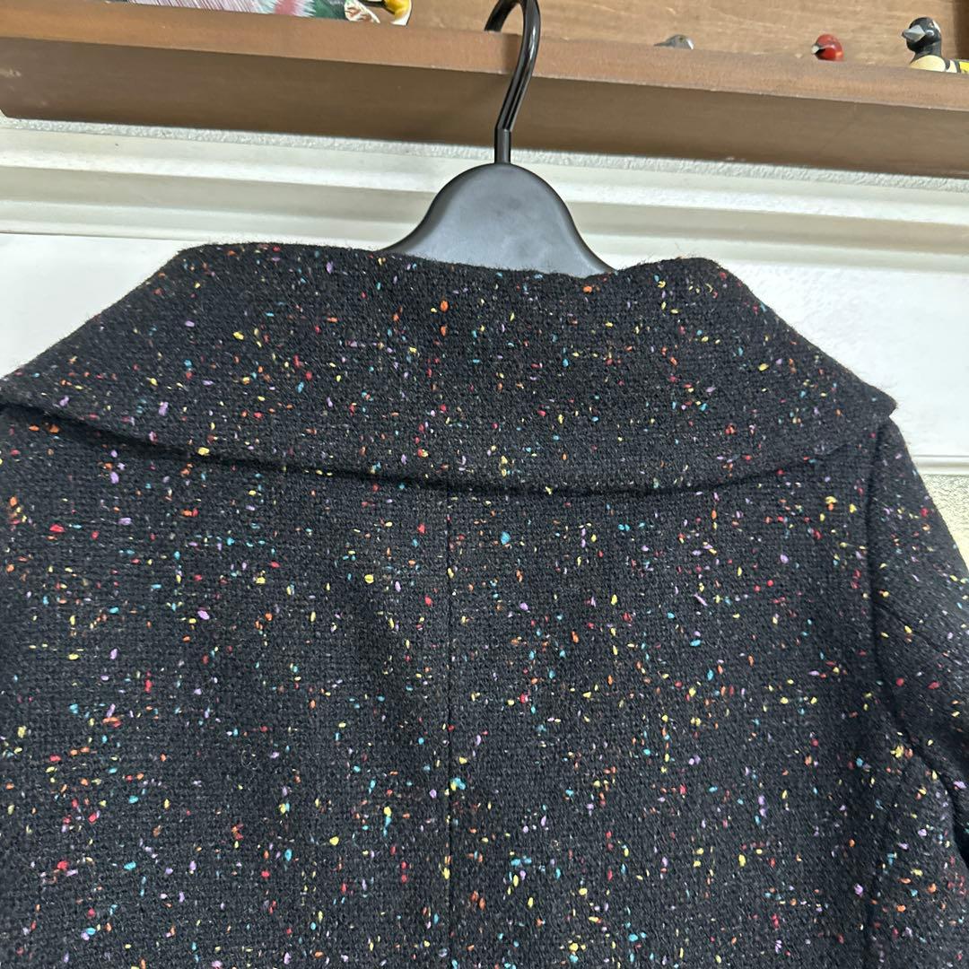 y'sの襟とポケットが可愛いツイードジャケット