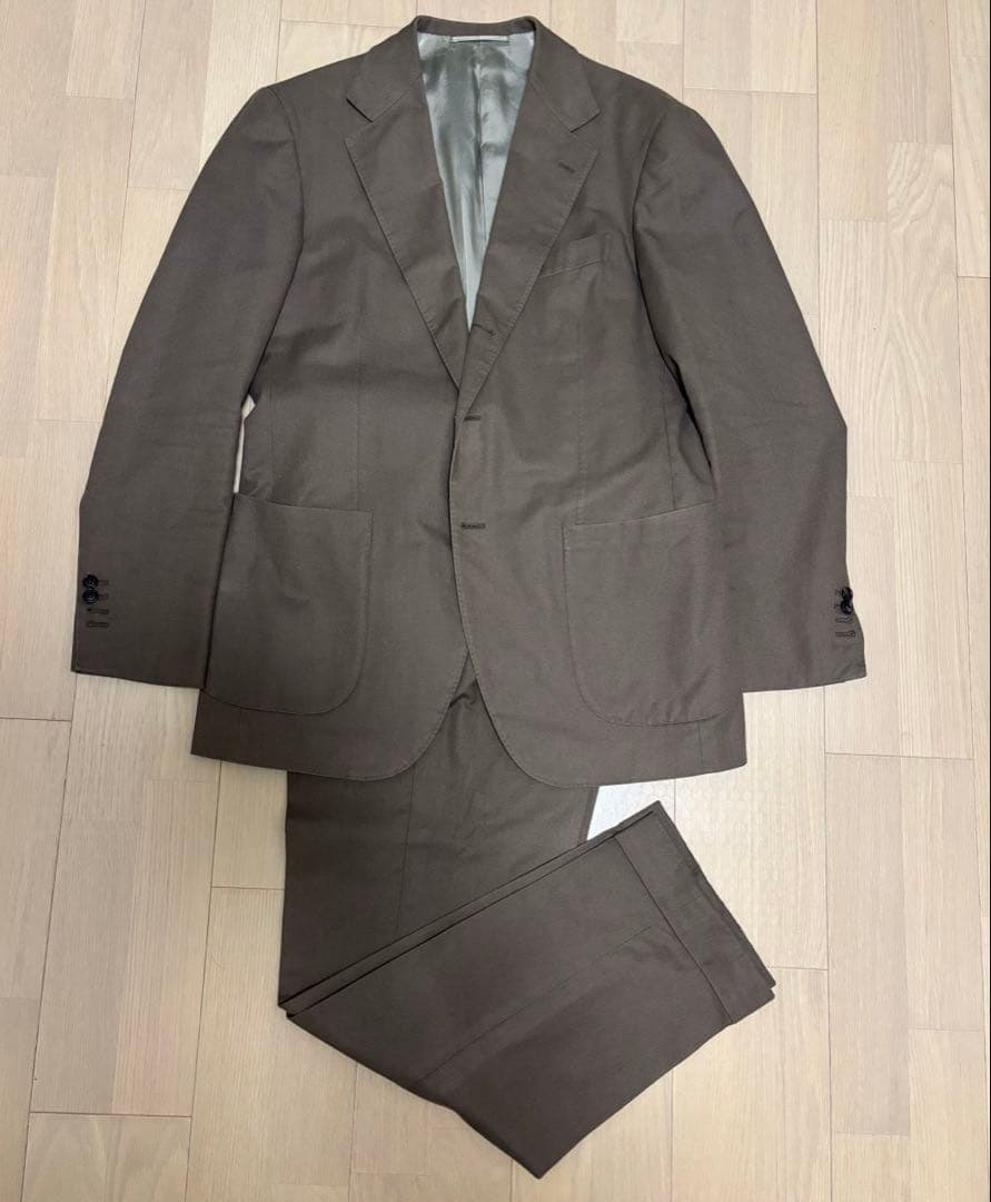 【再出品　最大値下げ】BEAMSF カスタムテーラーBEAMS コットンスーツ