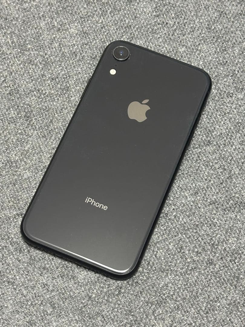 美品 iPhoneXR ブラック Apple SIMフリー Black