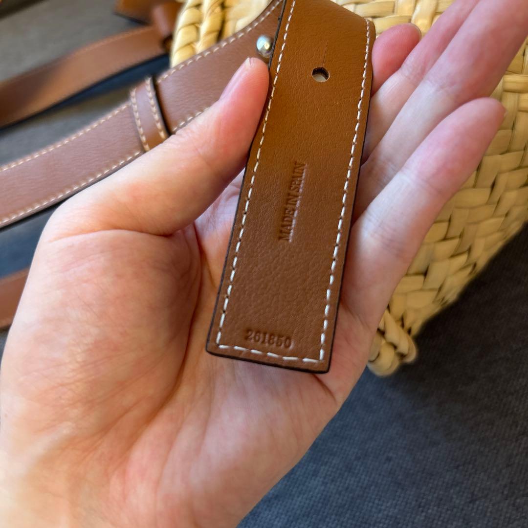 LOEWE ロエベ バスケットバッグ かごバッグ スモール　アナグラム