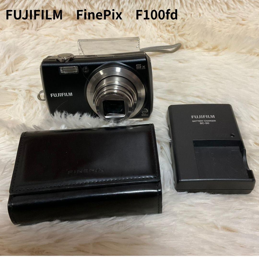 【簡易動作確認済】FUJIFILM FinePixF100fd ブラックコンデジ