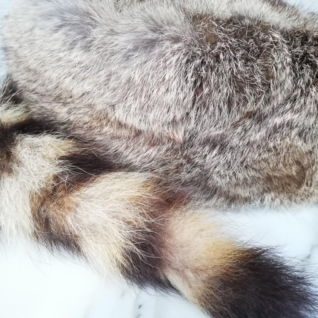 カナダ製 クロケットハット ラビット ラクーン 帽子 ビンテージ