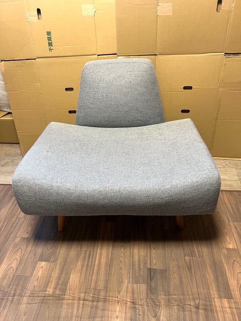 IDEE MUJI グレー 1人掛けソファ