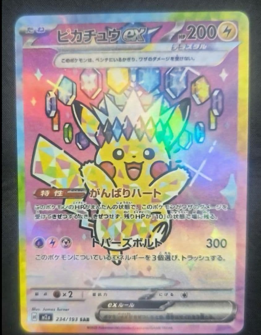 ☆*☆様 ピカチュウex sar 234/193