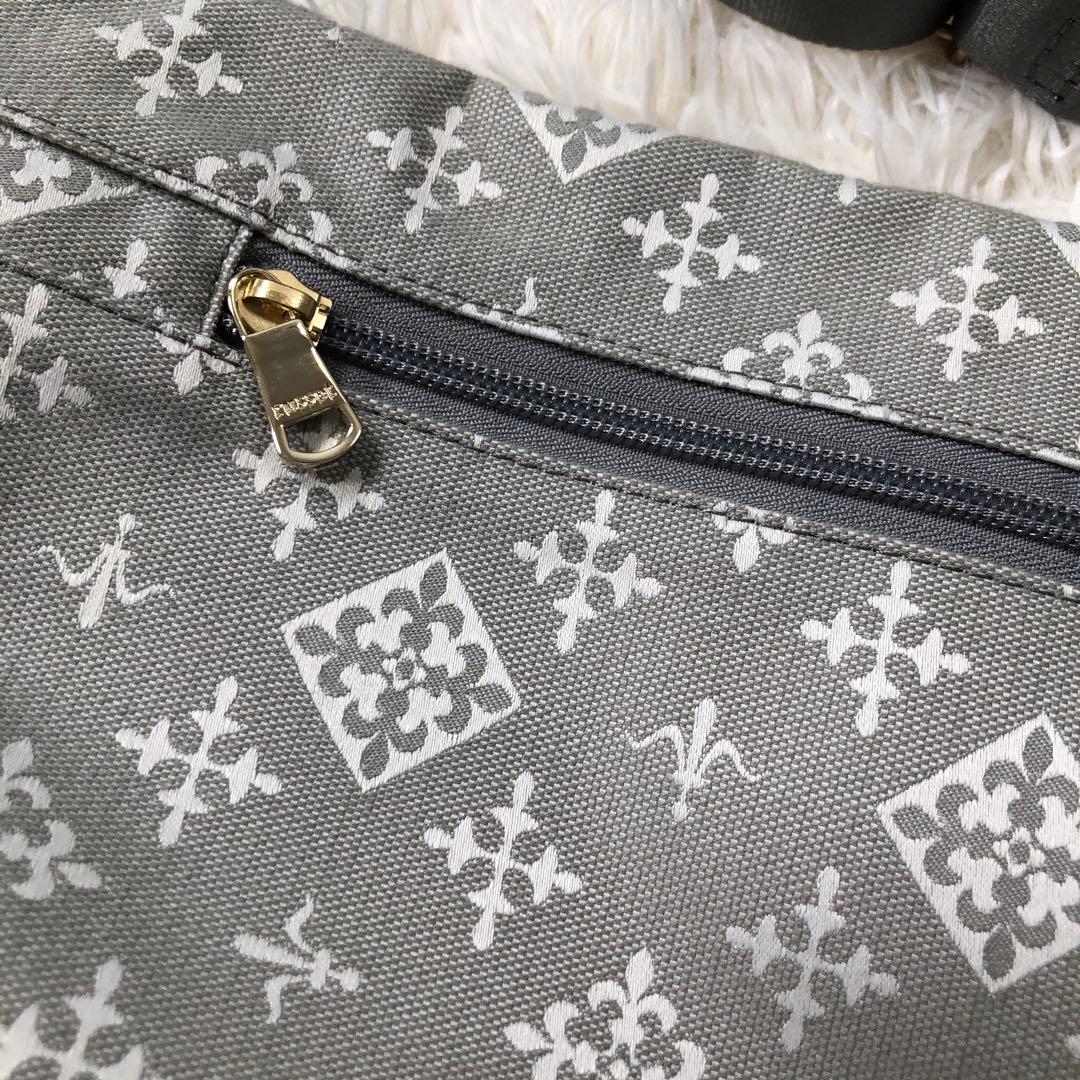 極美品⭐️ ラシット　コットンジャガード　アシンメトリー　ボディーバッグ