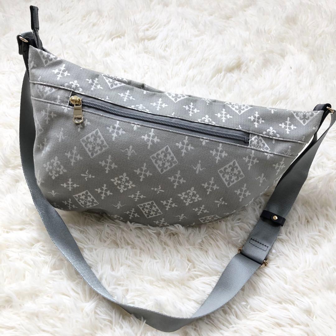 極美品⭐️ ラシット　コットンジャガード　アシンメトリー　ボディーバッグ