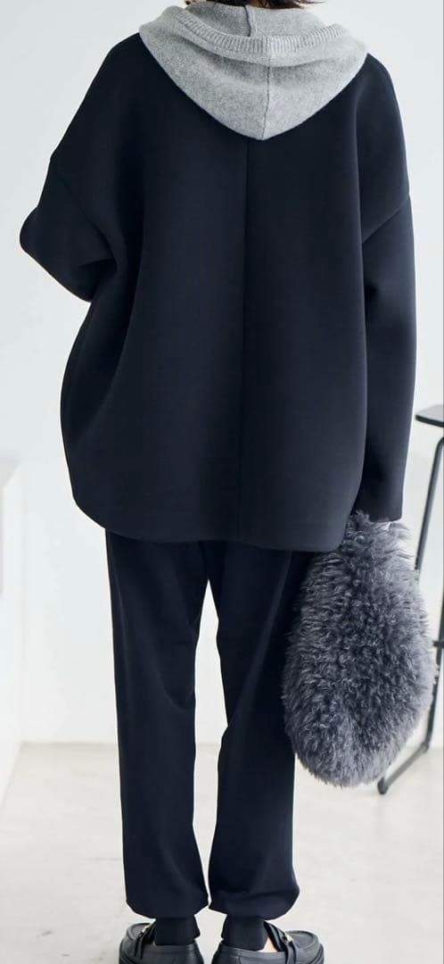 バンヤードストーム ノーカラージャケット ダンボール素材 ブラック