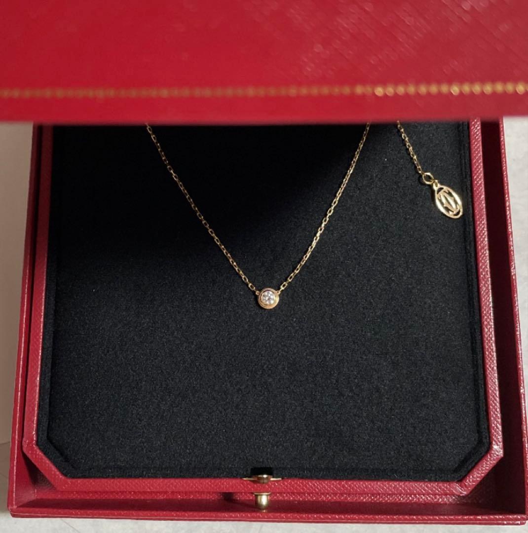 【新品】カルティエ ダムール ネックレス ラージモデル ディアマンレジェ LM