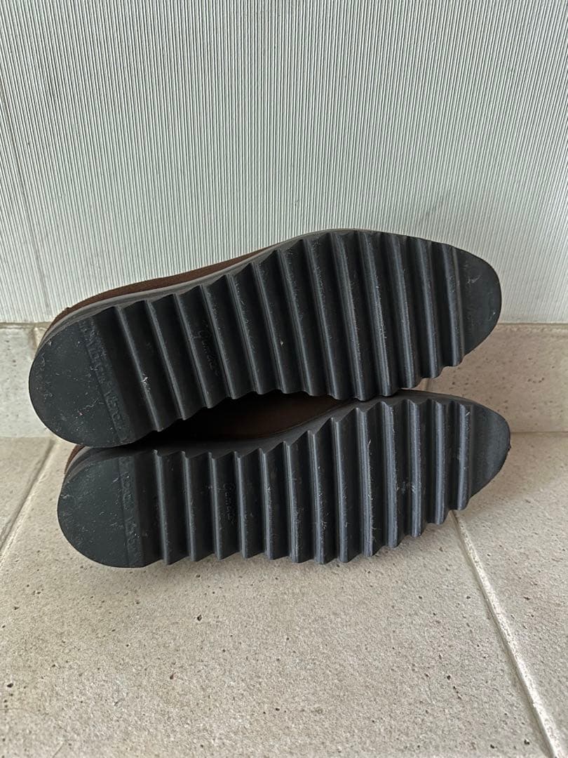 【美品】F.LLI Giacometti ジャコメッティ モカシン スウェード