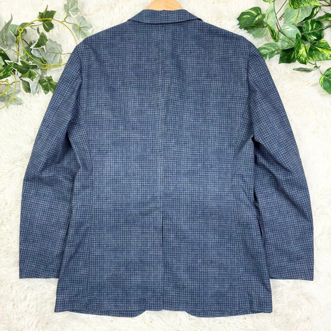 美品　タケオキクチ　シティーセッター　千鳥格子　アンコンジャケット　XL