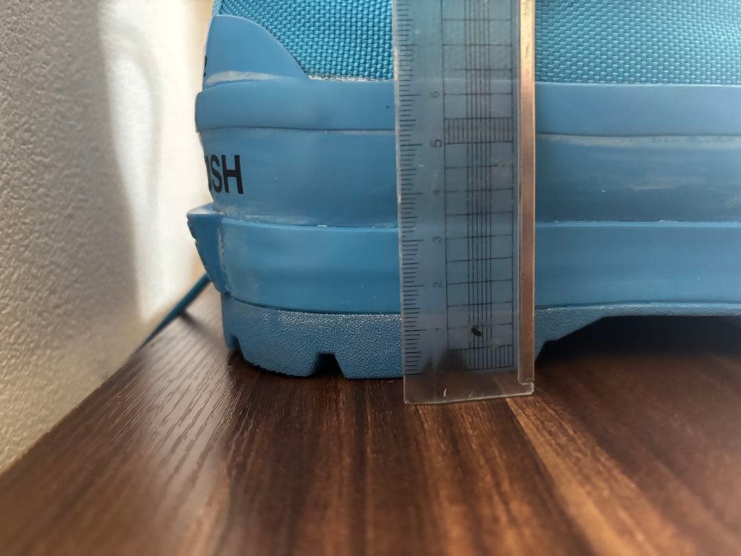 近未来感　CONVERSE 青 ハイカットブーツ　AMBUSHコラボ