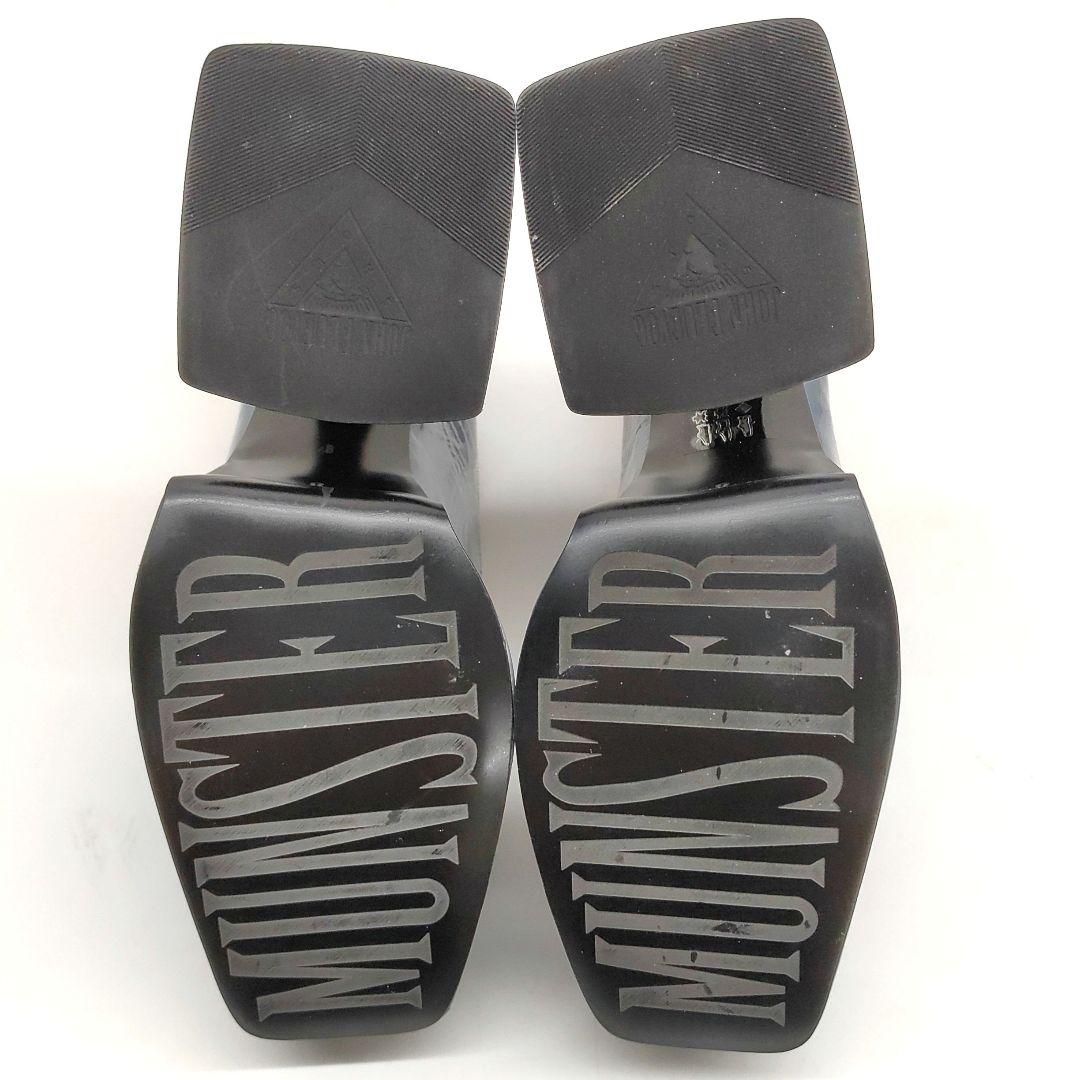 コムデギャルソン × ジョン フルエヴォーグ レザー パンプス 8332