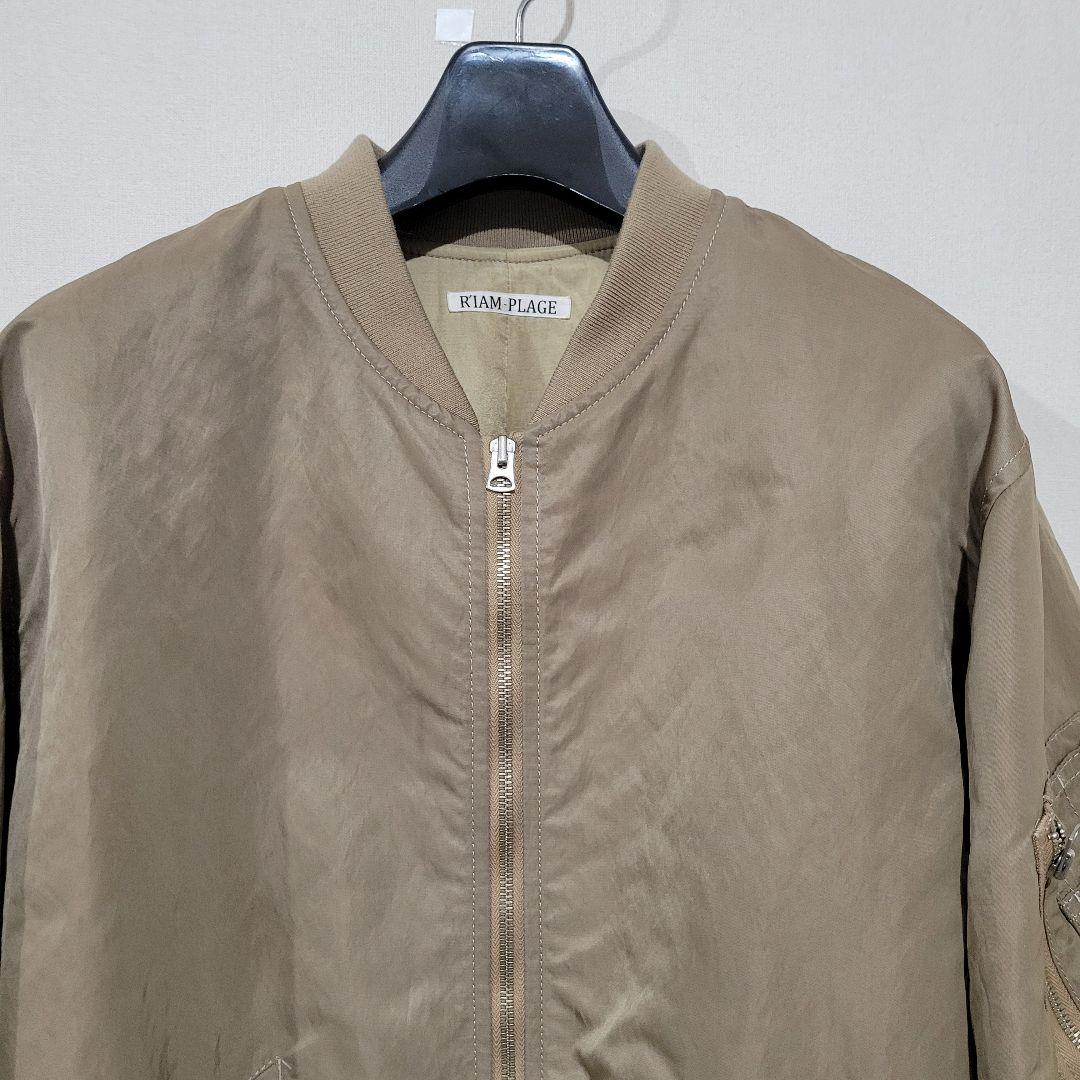 R'IAM PLAGE リアム プラージュ　MA-1 ジップアップ ブルゾン