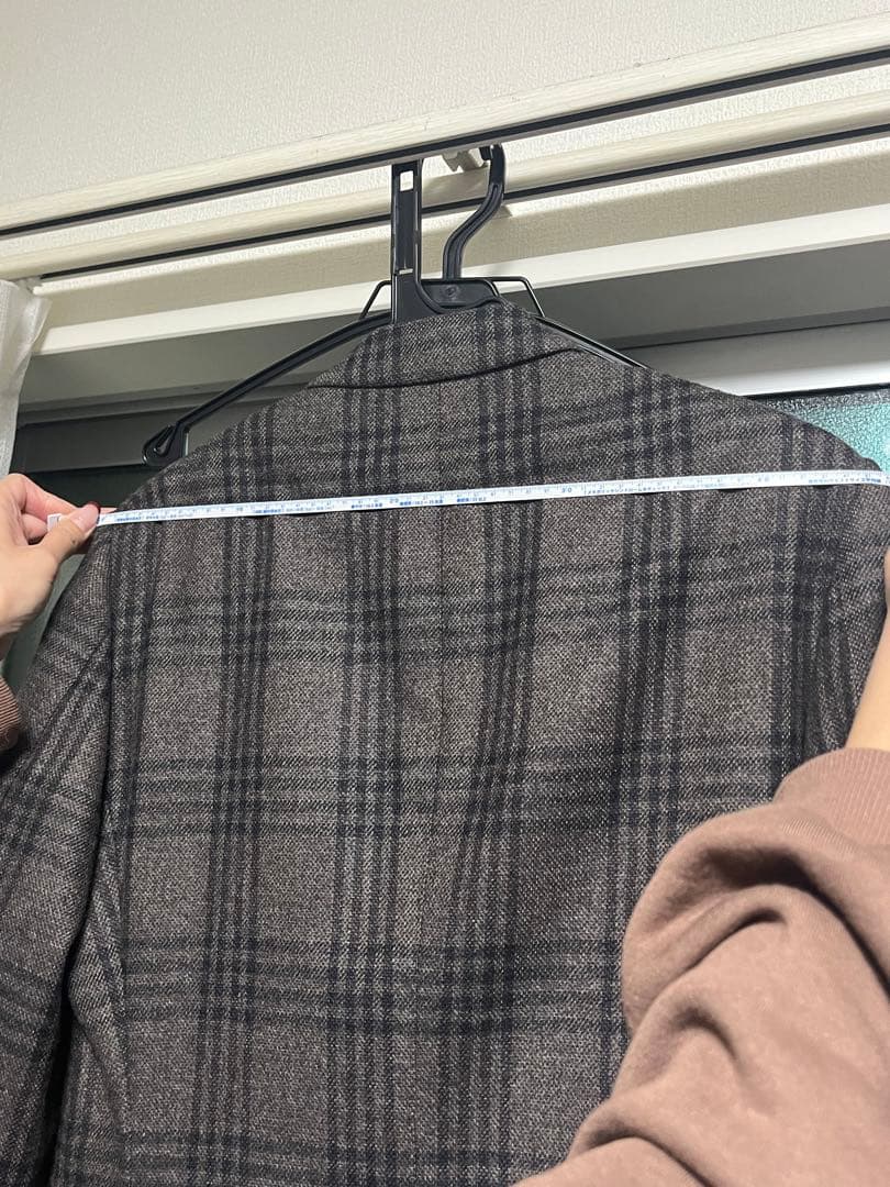 週末限定値下げ　TOM FORD チェック柄 テーラードジャケット