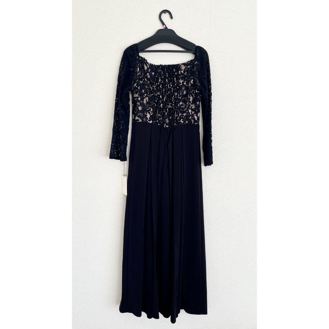 etoll. バレエネックスカラップレースパーティードレス