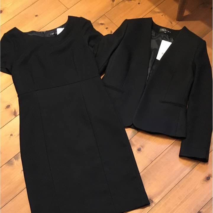 ★モコモコ❤️★INDIVI フォーマル セットアップ スーツ